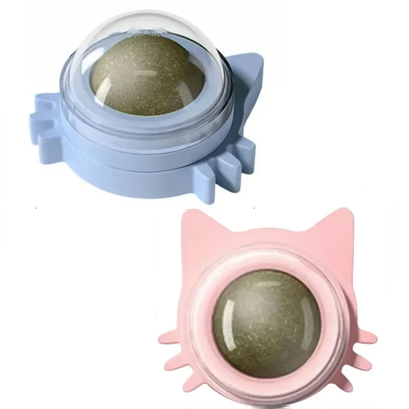 Lickable Catnip Balls – Funny Chew Toy for Cats | Dental Care, Treat & Play